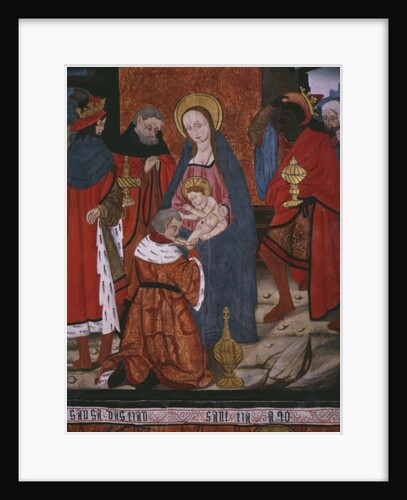 Adoration of the Magi, panel from the Church San Andres of Tortura, late 15th century-early 16th century by School Spanish