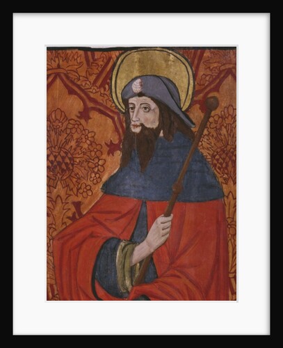 St. James the Great, detail, panel from the Church San Andres of Tortura, late 15th century-early 16th century by School Spanish