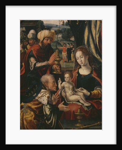 Adoration of the Magi, Epiphany Triptych, detail, c.1540 by Pieter Coecke van Aelst