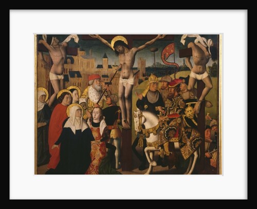 Passion Triptych, Crucifixion, central panel by Master of St. Godelieve Legend (attr. to)