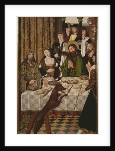 Life of St. Thomas in India, the marriage feast of the King's son of Andropolis by Alonso de Sedano