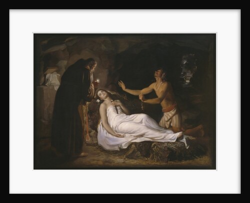 Last moments of Atala, 1871 by Luis Monroy