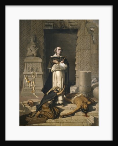 Friar Bartolome de Las Casas defender of the Indians by Felix Parra