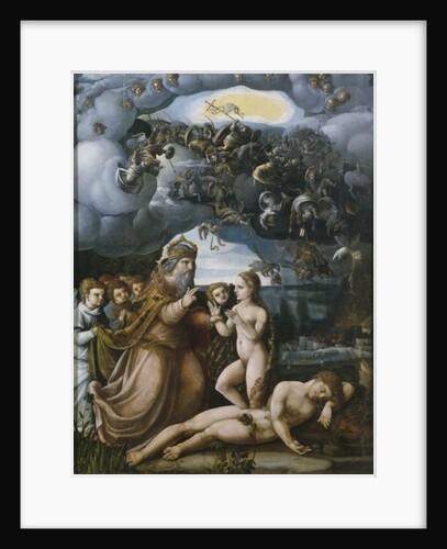 Triptych of the Creation, Creation of Eve, central panel by German School