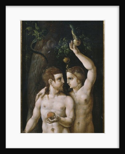Triptych of the Creation, Adam and Eve, left panel by German School