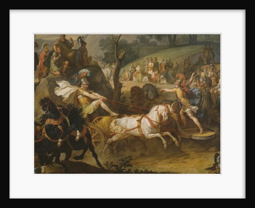 Funeral games in honour of Patrocles by Antoine Charles Horace Vernet