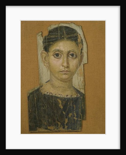 Mummy female portrait, from Fayum, late 3rd century AD by Roman Period Egyptian