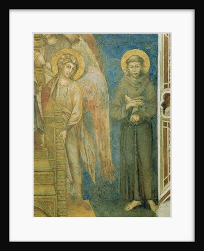 Saint Francis with an angel by Cimabue