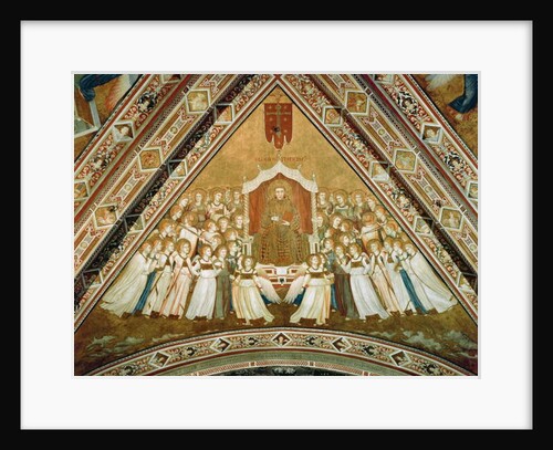 Allegory of St. Francis in Glory, c.1330 by Giotto