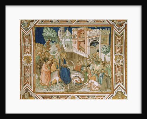 Entry of Christ into Jerusalem, 1320 by Pietro Lorenzetti