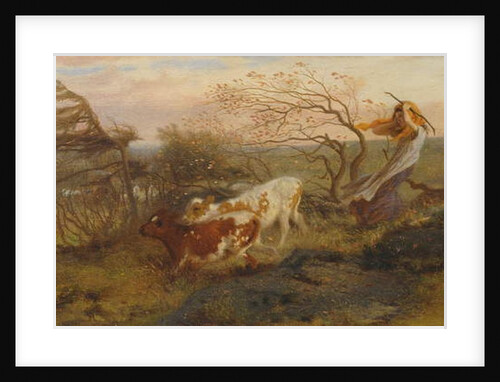 The Wind on the Wold, 1862 by George Heming Mason