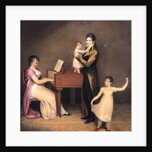 Charles Moran and his wife Jane Bodin with Jane and William, 1812 by Adam Buck