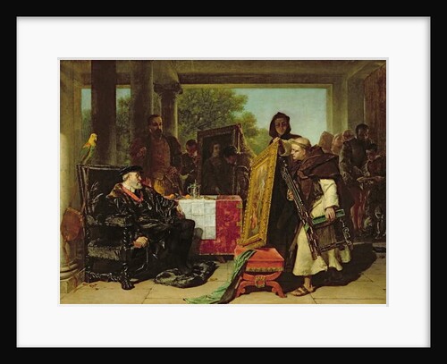 Emperor Charles V at the Convent of Yuste, 1856 by Alfred W. Elmore