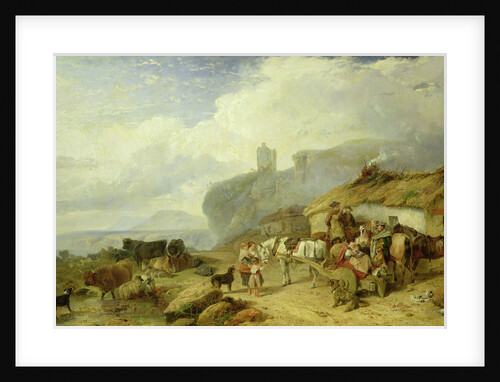 Drover's Halt, Island of Mull in the Distance, 1845 by Richard Ansdell