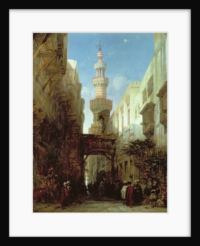 Street in Cairo, 1846 by David Roberts