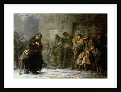 Applicants for Admission to the Casual Ward at Saint Martin in the Fields, 1874 by Samuel Luke Fildes
