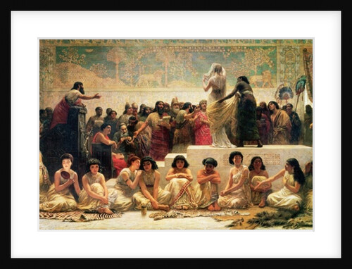The Babylonian Marriage Market, 1875 by Edwin Longsden Long