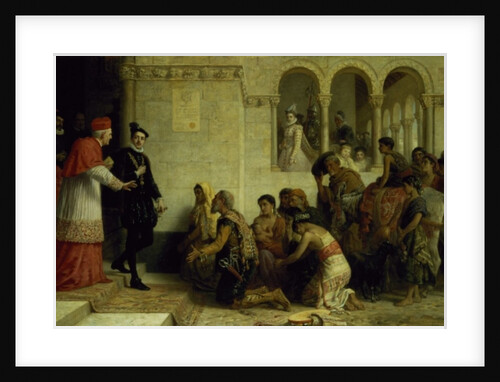 The Supplicants. The Expulsion of the Gypsies from Spain, 1872 by Edwin Longsden Long