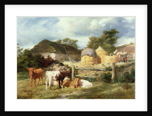 A Highland Croft, 1873 by Peter Graham