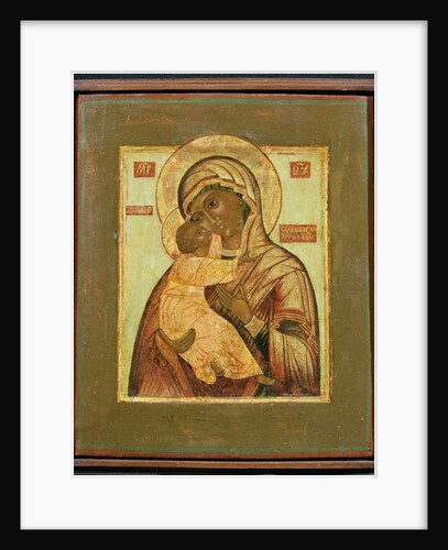 The Mother of God of Vladimir by School Russian