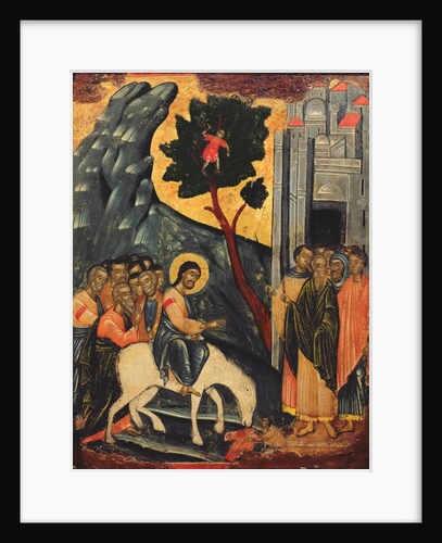 Entry into Jerusalem, icon from the Ionian Isles, 17th century by Anonymous