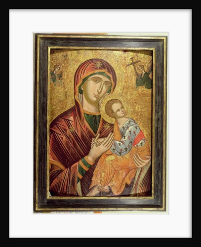 Mother of God of the Passion, Greek Icon from Crete, early 16th century by Anonymous