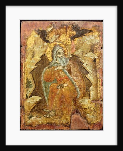 Elijah by the Brook Cherith, Macedonian, c.1700 by Anonymous