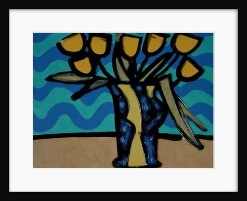 Yellow Tulips, 1996 by Bodel Rikys