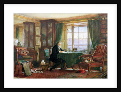 John Ruskin in his study at Brantwood, Cumbria, 1882 by William Gersham Collingwood
