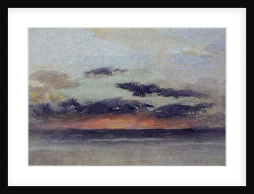 Stormy Sunset by John Ruskin