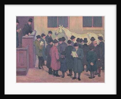 Horse Sale at the Barbican by Robert Polhill Bevan
