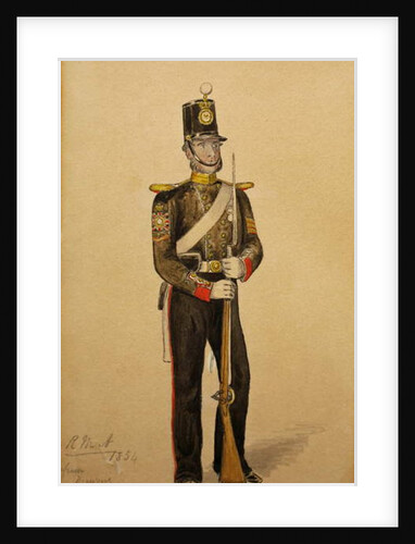 Colour Sergeant of the Royal Marine Artillery, 1854 by George Housman Thomas