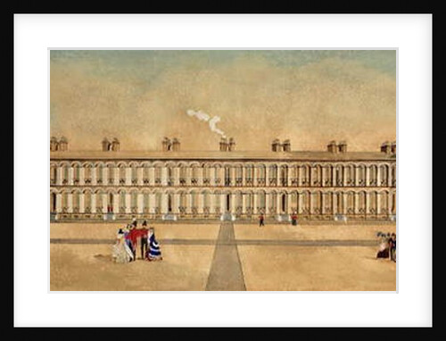 Royal Marines Barracks Woolwich, Kent as viewed from the Francis Street gate, 1855 by A. Arman