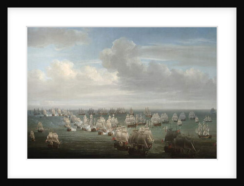 The Battle of Trafalgar by Nicholas Pocock