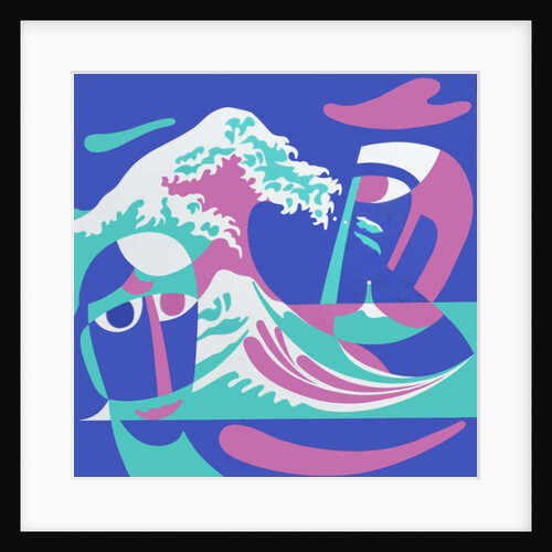 Seascape with faces, 2007 by Ron Waddams