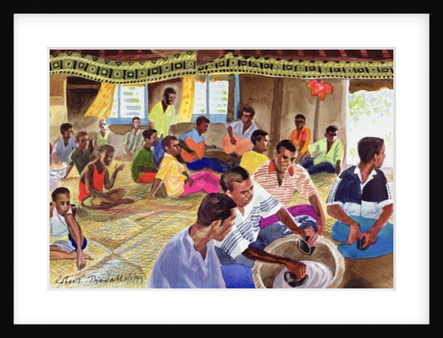 Kava Drinking Ceremony, Fiji, 1999 by Robert Tyndall