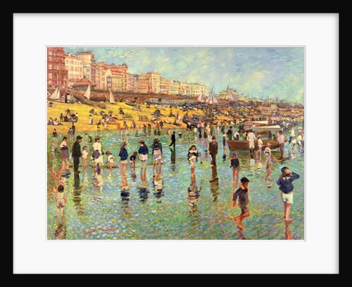 Passing Time on Brighton Beach by Robert Tyndall