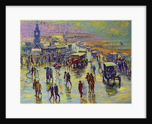 Brighton on a Rainy Day by Robert Tyndall