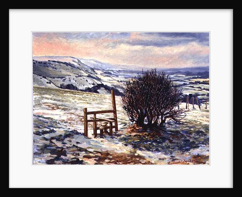 Sussex Stile, Winter, 1996 by Robert Tyndall