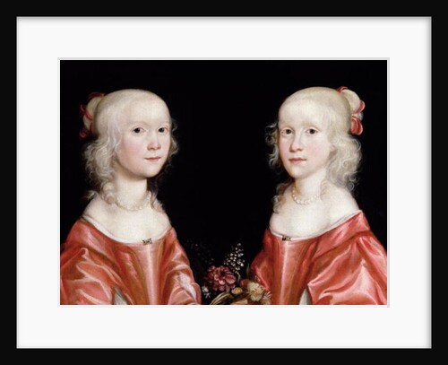 Portrait of Twin Sisters, c.1650 by Dutch School