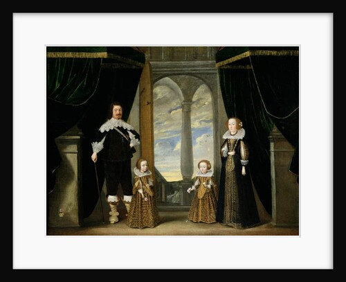 Portrait of a Nobleman, his Wife and their Two Daughters by Wolfgang Heimbach