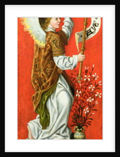 Angel Holding a Banner by German School