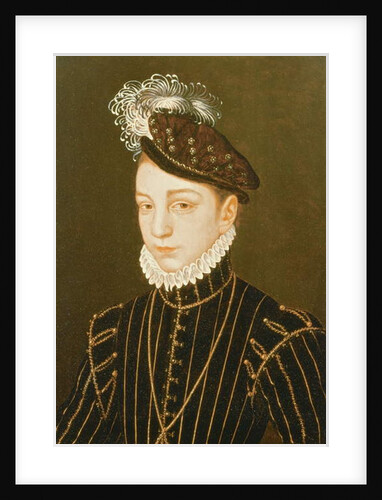 Portrait of Charles IX by Francois Clouet