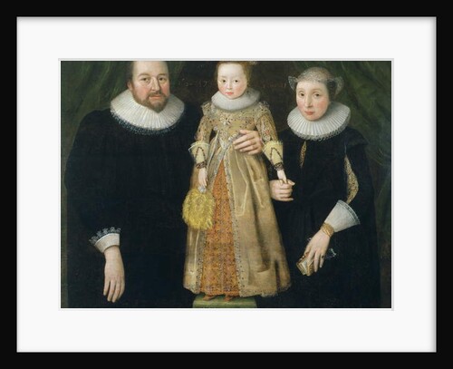 Portrait of a family, 1627 by English School