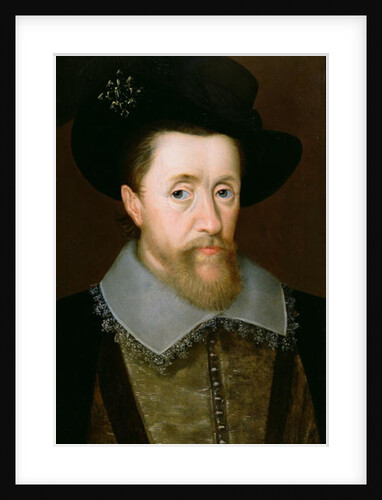 Portrait of James VI of Scotland and I of England by John de Critz