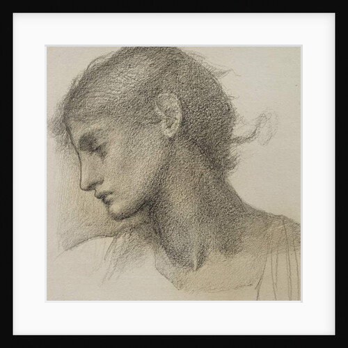 Study of a Head, for 'The Mill', c.1872-80 by Edward Coley Burne-Jones