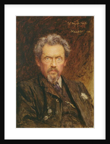 Portrait of Henry Stacy Marks 1890 by Hubert von Herkomer