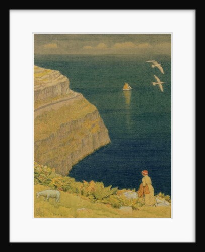 A Welsh Cliff, 1935 by Joseph Edward Southall