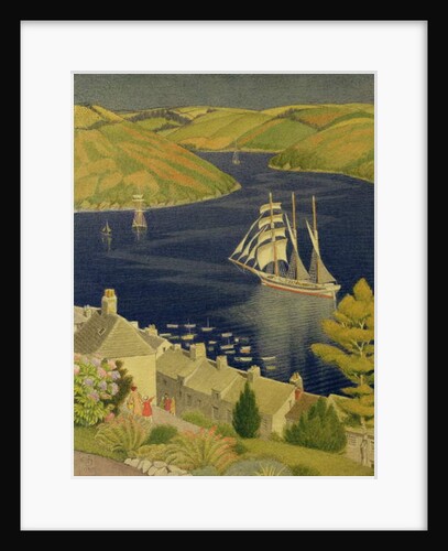 A Cornish Haven, 1930 by Joseph Edward Southall