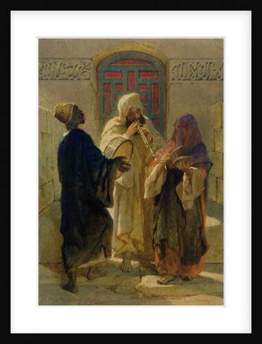 The Street Musicians of Cairo by Carl Haag